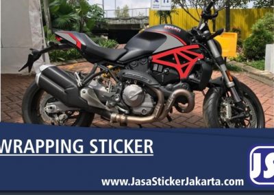 Spesialis Wrapping Sticker Motor
