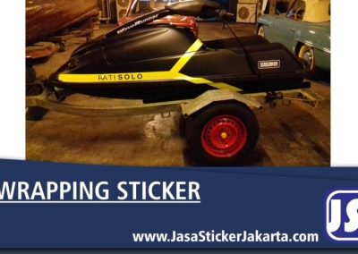 WRAPPING STICKER MOTOR BOAT